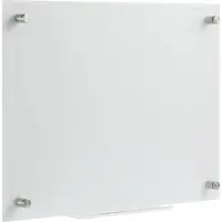 Speaka Professional Panneau d'affichage SP-BWM-200 (L x H) 600mm x 450mm Blanc lisse Incl. bac de rangement (60 x 45 cm)