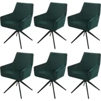 Mendler Chaise de salle à manger -L91 (lot de 6)
