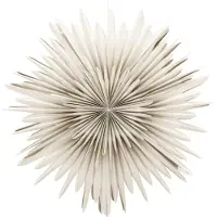 Ebuy24 Sälen étoile de Noël avec lumière papier Ø100 cm suspension beige.
