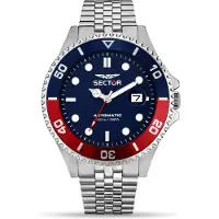 Sector 230 43 Mm Auto 3h Watch Bleu Homme