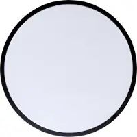 Brilliant Plafonnier LED Delvin, capteur de présence, 33 cm, 2400 lm, 3000 K, métal, noir