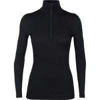 Icebreaker Merino 200 Oasis Long Sleeve Base Layer Noir L Femme