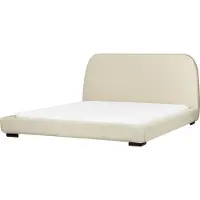 Beliani Lit Roisel 160 X 200 cm Crème Lumarko !