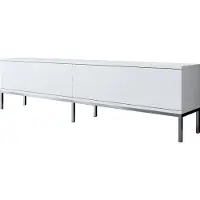 Skye Decor , Lord - White, Silver, Meubles TV, blanc, 180 x 47 x 30 cm