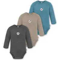 Normani Barboteuse / body 'Auckland' beige / bleu / brun foncé / mélange de couleurs
