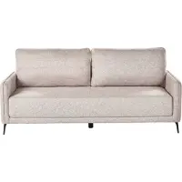 Beliani Canapé-Lit Heming Marron Clair
