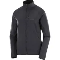 Salomon - Polaire stretch et légère - Sntial Lightwarm FZ W Deep Black - Taille M - Noir