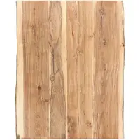 vidaXL Plan de toilette en bois d'acacia massif 80x52x3.8 cm