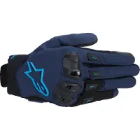 Alpinestars SP X 3 Dark Blue Blithe Blue Motorcycle Gloves Taille 2XL