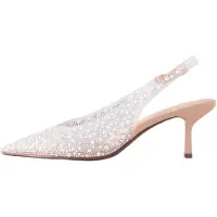 Next Escarpins à bride arrière transparent / blanc