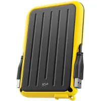 Silicon Power A66 disque dur externe 2 To Noir, Jaune