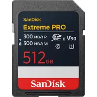 SanDisk Extreme Pro SDXC 512GB UHS-II V90 R300MB/s W300MB/s SDSDXDM-512G-GN4IN