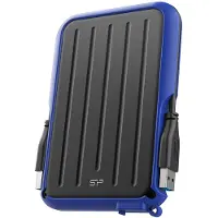 Silicon Power A66 disque dur externe 1000 Go Noir, Bleu