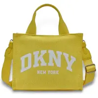 DKNY Hadlee Small Sac en tissu Jaune Jaune One Size
