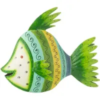J-Line Poisson Fer Azur/Vert Large