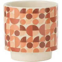 J-Line Cachepot trivial ceramique mix small