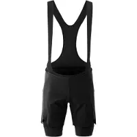 Gonso - Short de vélo pour hommes, modèle Essential Shorts 2 en 1, taille M, couleur noire