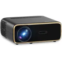 Spoused Beamer - Full-HD - 12 000 Lumens - Streaming depuis votre téléphone avec WiFi - Mini Beamer - Noir - Android