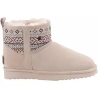 Warmbat Bottes Warmbat Femme Wallaby Suede Woven Print Blush-Taille 38