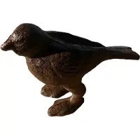 Esschert Design Figurine de jardin, oiseau en fonte, 12 x 8 cm