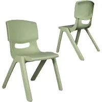 Oscar Kinderstoeltje Plastic Pastel Groen