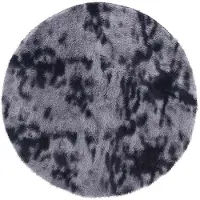 vidaXL Tapis Shaggy à poils longs NAVARRA gris foncé 160x160 cm