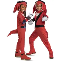 Disguise Knuckles (128 Cm) Custom Rouge Enfants