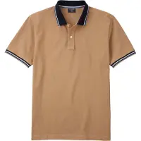 Olymp Homme OLYMP Casual Regular Fit Polo caramel,