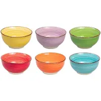 Studio Tavola Schüssel Ø12cm uni 6 Stück assortiert