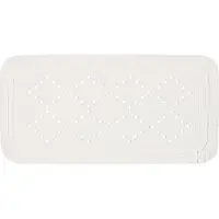 Spirella Tapis Fond de baignoire PVC ALASKA 91x36cm Blanc