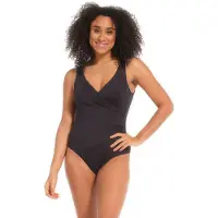 Magic bodyfashion Femmes, Maillot de bain, Fabulous Swimsuit Dames Badpak Zwart - Maat L, Noir, (L)