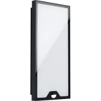 Eglo Applique LED Casazza 42cm avec détecteur de mouvement noir