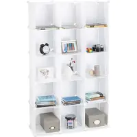 Relaxdays Étagère cubes rangement 15 casiers