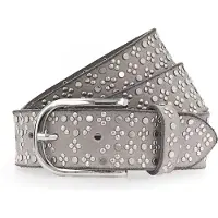 B.belt Ceinture gris / argent