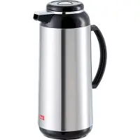 Melitta Verseuse Bouchon à vis, Carafe isotherme, Noir, Argent