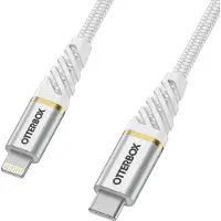 Otterbox Premium Cable USB C-Lightning 1M USB-PD, Cloud Sky White