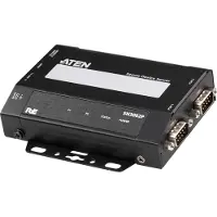 Aten Altusen SN3002P - Serveur de périphériques - 2 ports - 100Mb LAN, RS-232 - montable sur table / mur / rail DIN