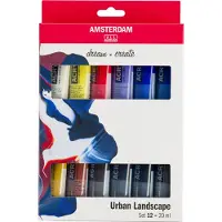 Amsterdam Peinture acrylique Urban Landscape lot de 12 x 20 ml
