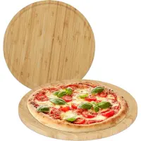 Relaxdays 2x assiettes à pizza