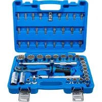 Bgs Jeu de clés à douilles, entraînement 12,5 mm (1/2") SW 8 - 32 mm 51pcs - 74509
