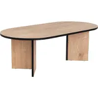 Skye Decor , Sable - Sapphire Oak, Black, Couchtische, Saphir-Eiche, 119 x 40 x 60 cm