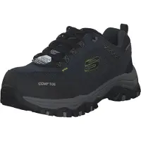 SKECHERS Greetah Chaussures De Marche Randonnée Hommes Taille 43 Couleur Bleu Marine/Noir