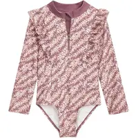 Playshoes Maillot de bain lavande / cyclamen / rouge / blanc