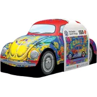 Eurographics Puzzle en boîte métallique VW Coccinelle Slpash, Beetle, 550 pièces, 8551-6026