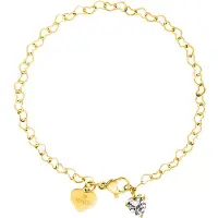 Purelei Bracelet 'Endless Love' or / transparent