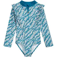 Playshoes Maillot de bain azur / orange / blanc