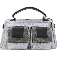 NAEMI Sacs à main noir / argent