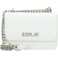 Replay Sac à bandoulière argent / blanc
