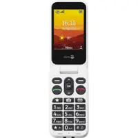 Doro Leva L20, boîtier à clapet, SIM unique, 7,11 cm (2.8"), 2 MP, 1150 mAh, rouge, blanc