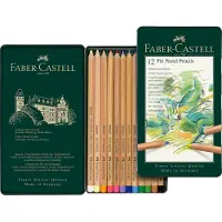 Faber-Castell Crayons de couleur Pitt Pastel - 12 pièces